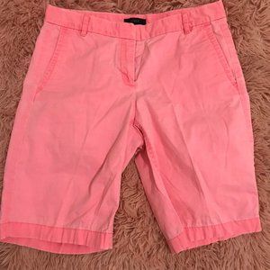 Pink Linen Shorts